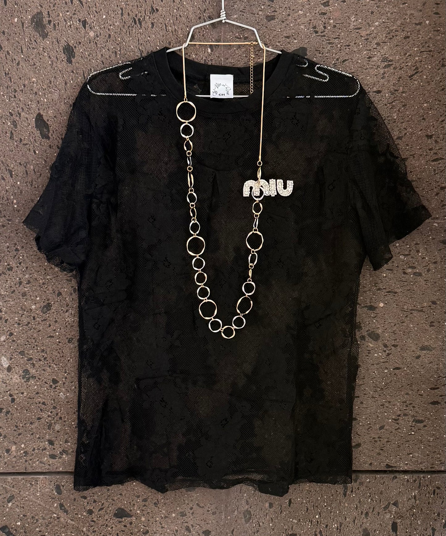 Blusa miu miu encaje