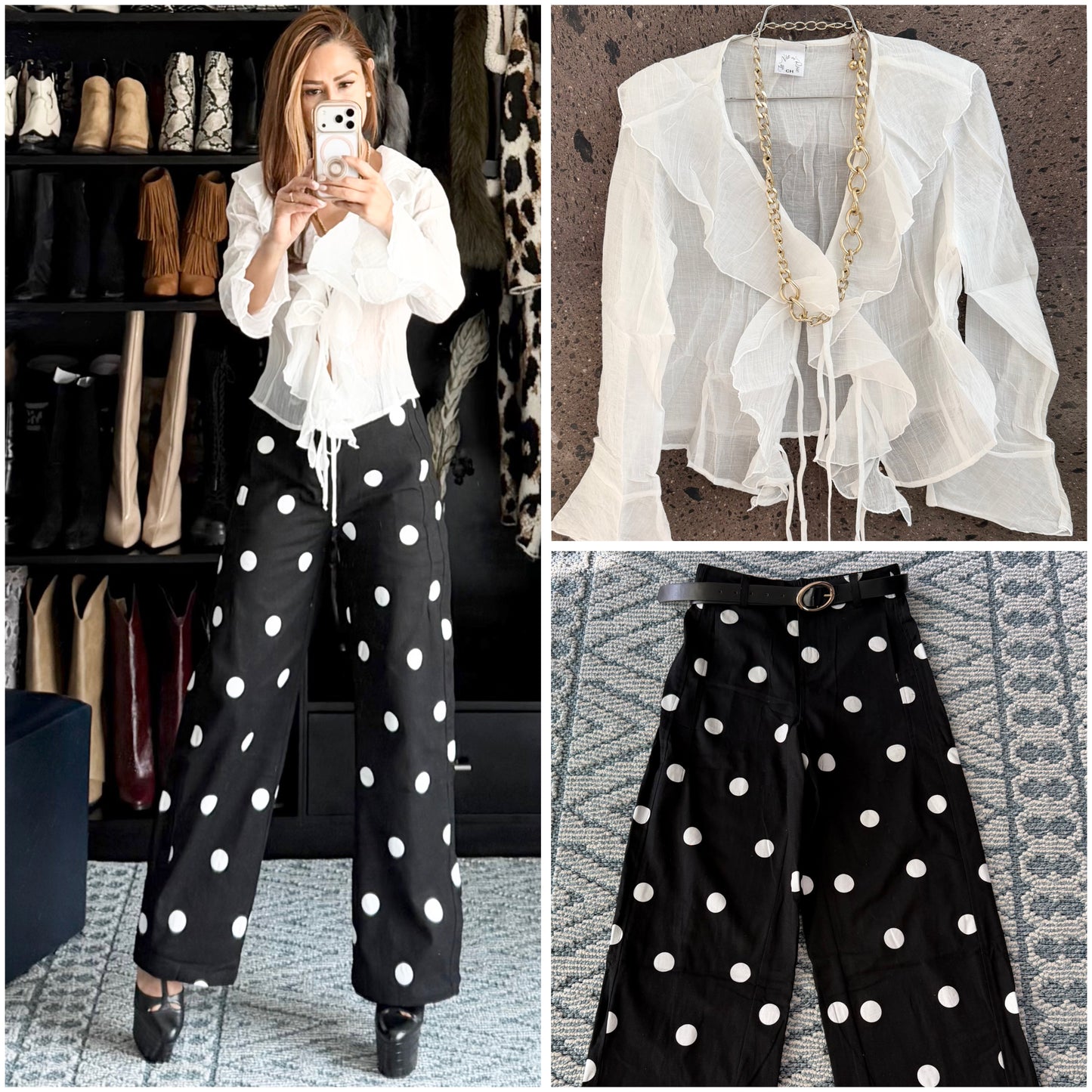 Blusa boho amarre blanca