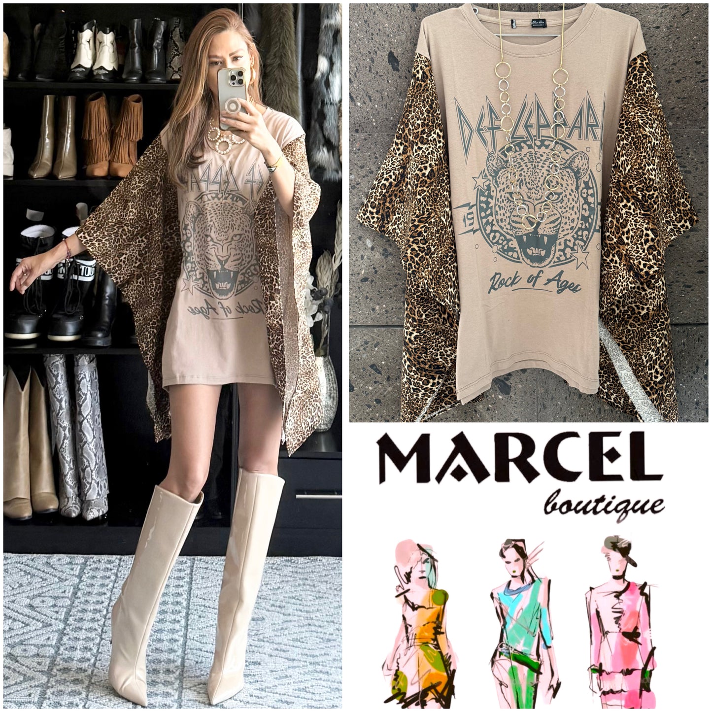 B vestido def leppard