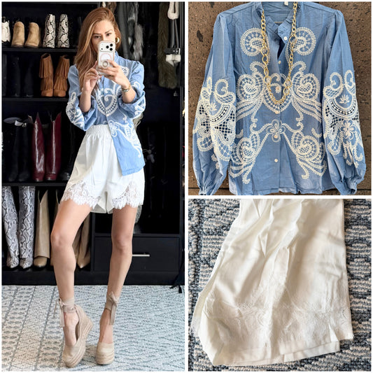 J Short lencero perla