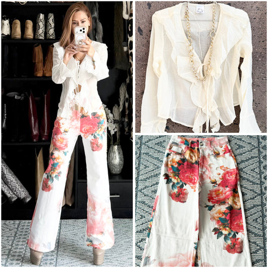 Blusa boho amarre butter