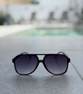 T Lentes negro morado