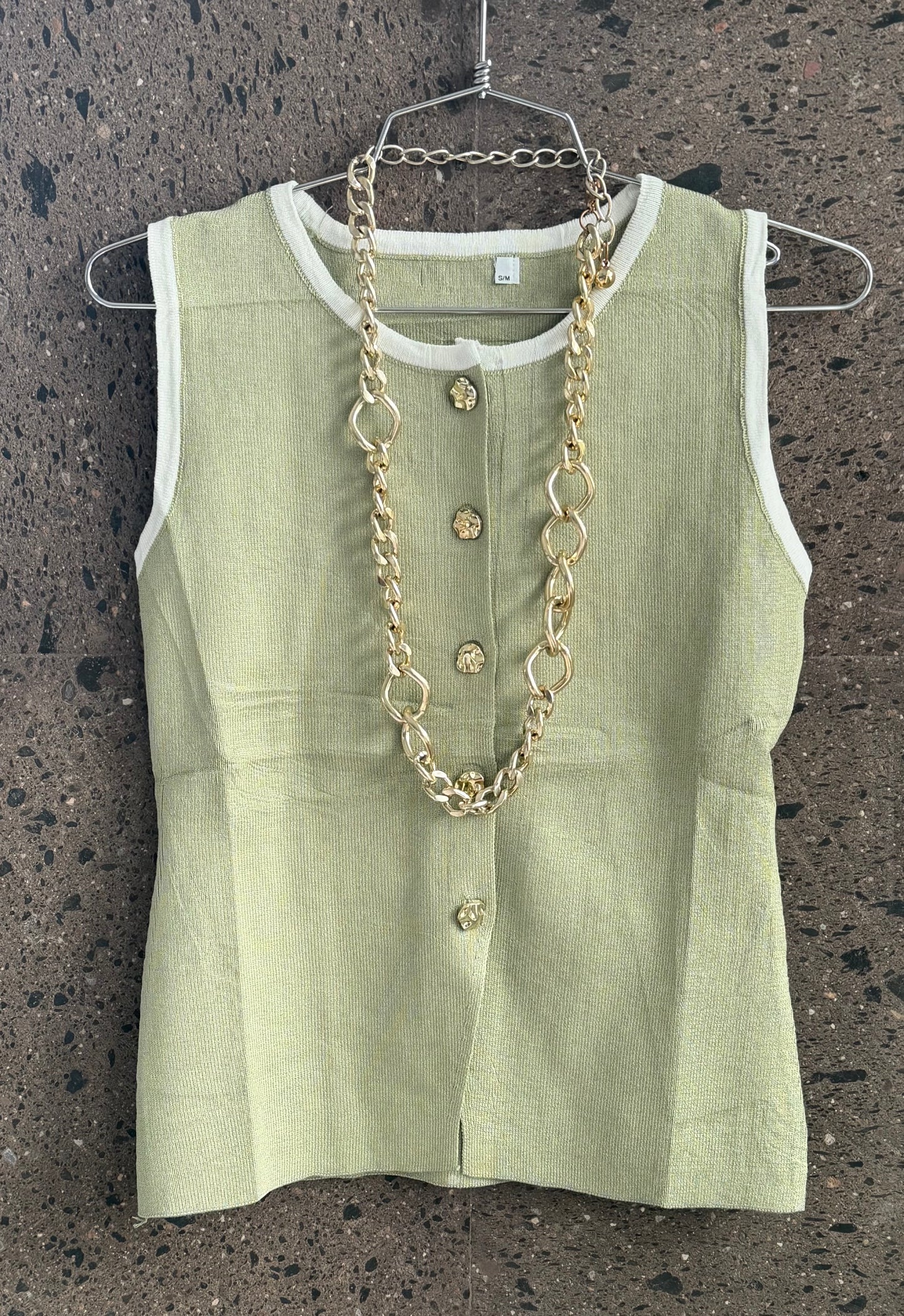 Chaleco menta
