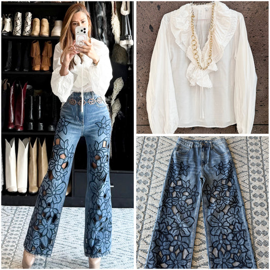 Camisa escarola blanca