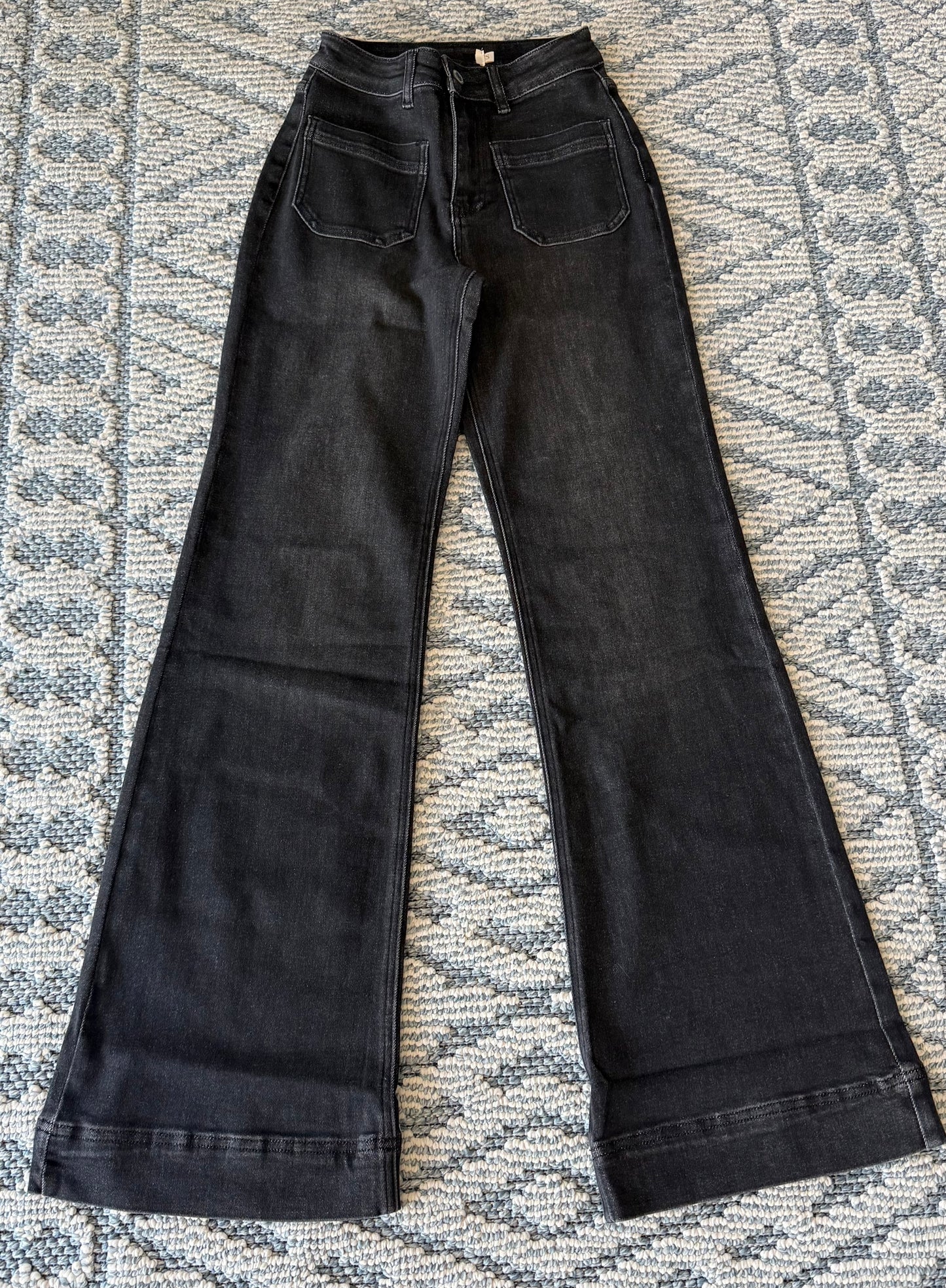Jeans stretch campana negro
