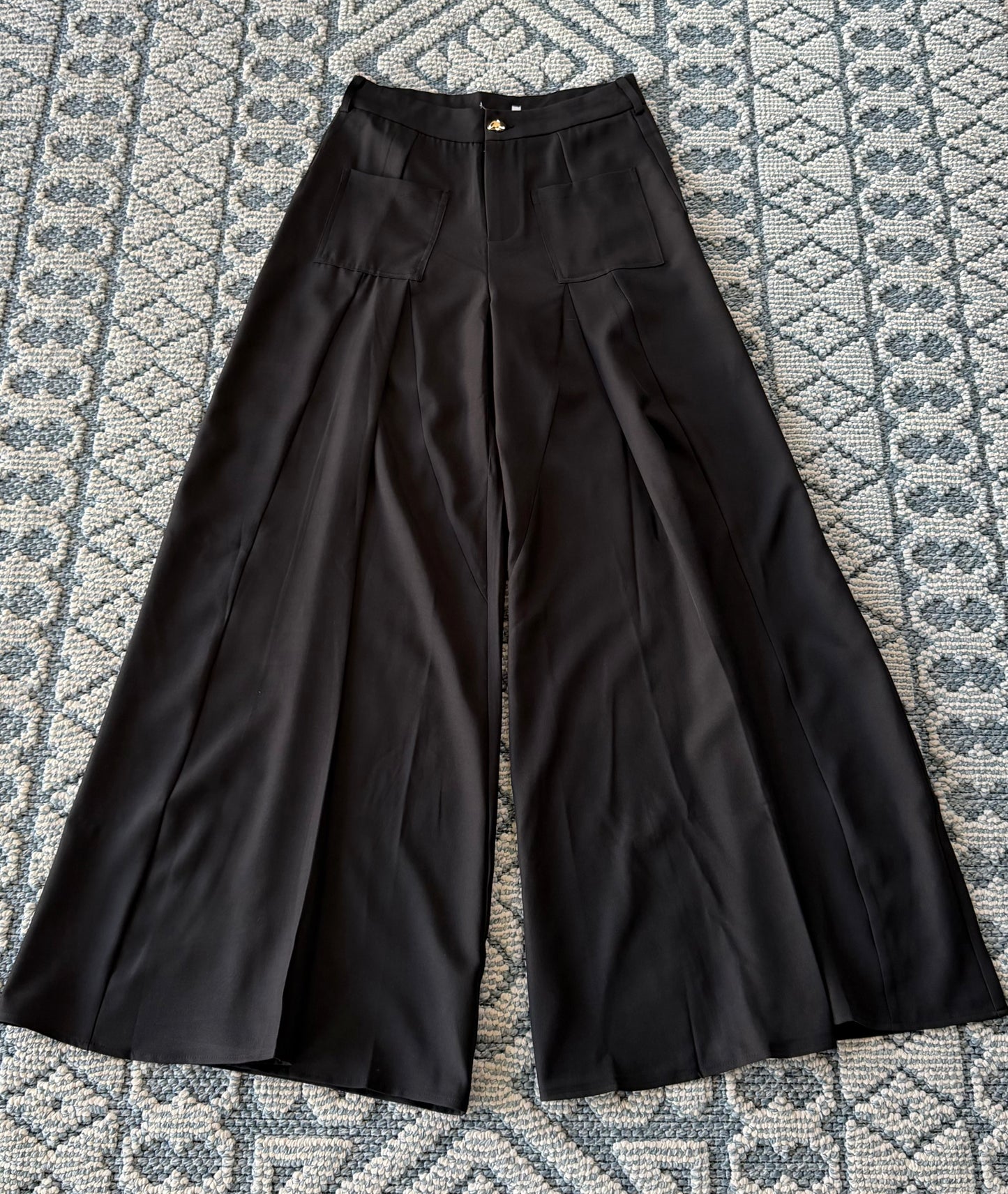 J pantalón Wide negro
