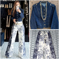 Chamarra Denim Napoleón dark