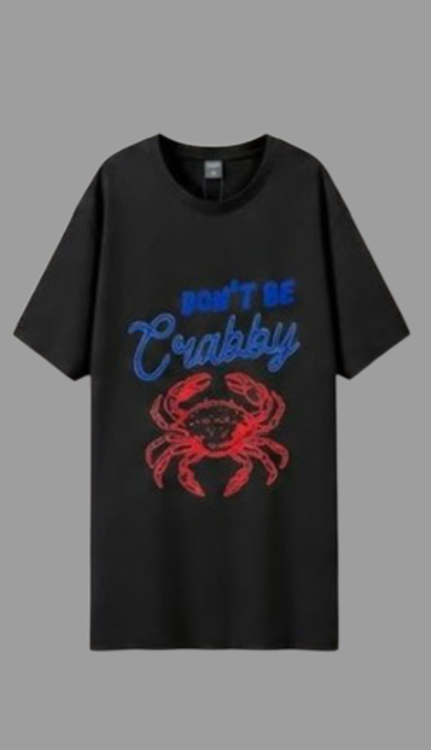 B playera crab negra