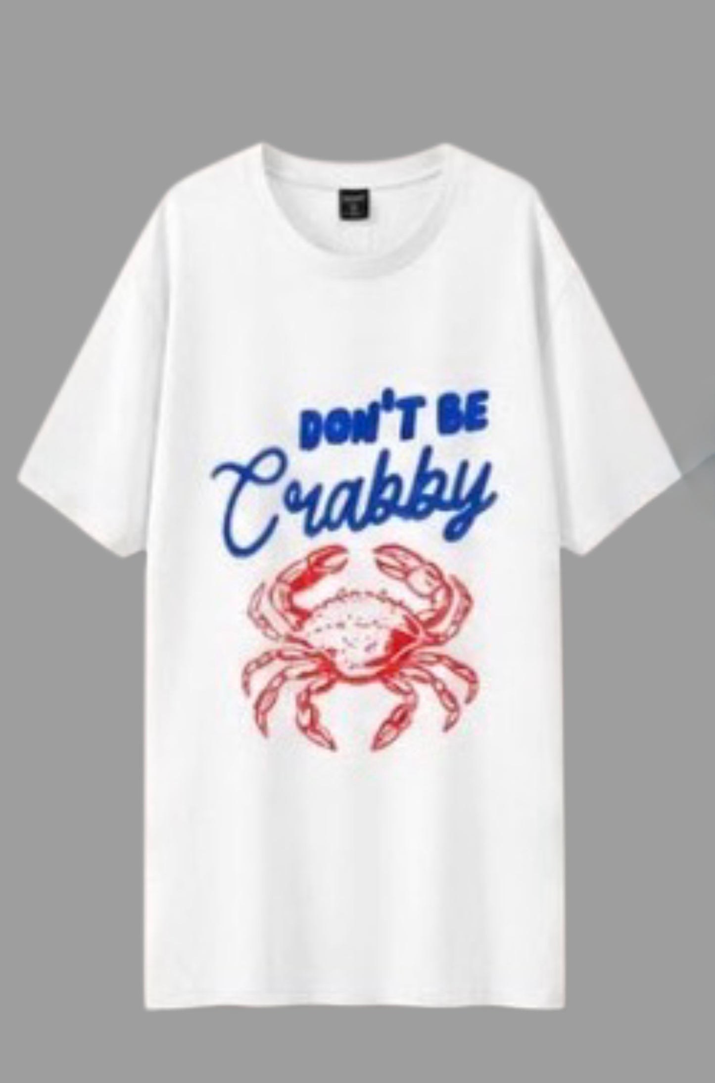 B playera crab blanca