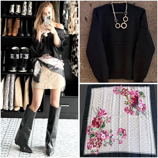 T Mascada Gucci negra