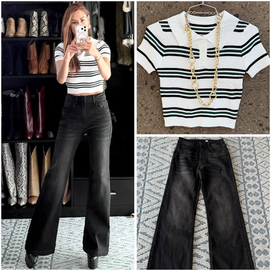 Blusa polo blanca