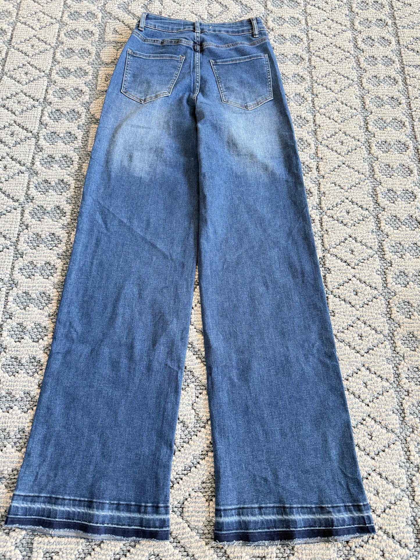 Jeans moños brillos