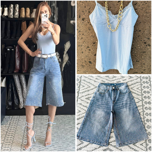 A Top lencero baby Blue