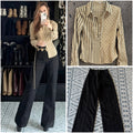 Camisa bolas raya stretch mocha