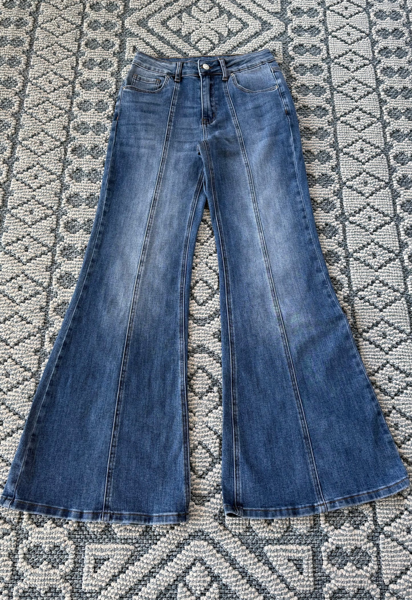 Jeans súper stretch flare