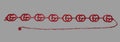 T Cinturón cadena Gucci rojo