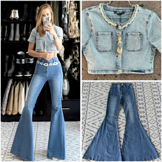 Blusa piedra Denim