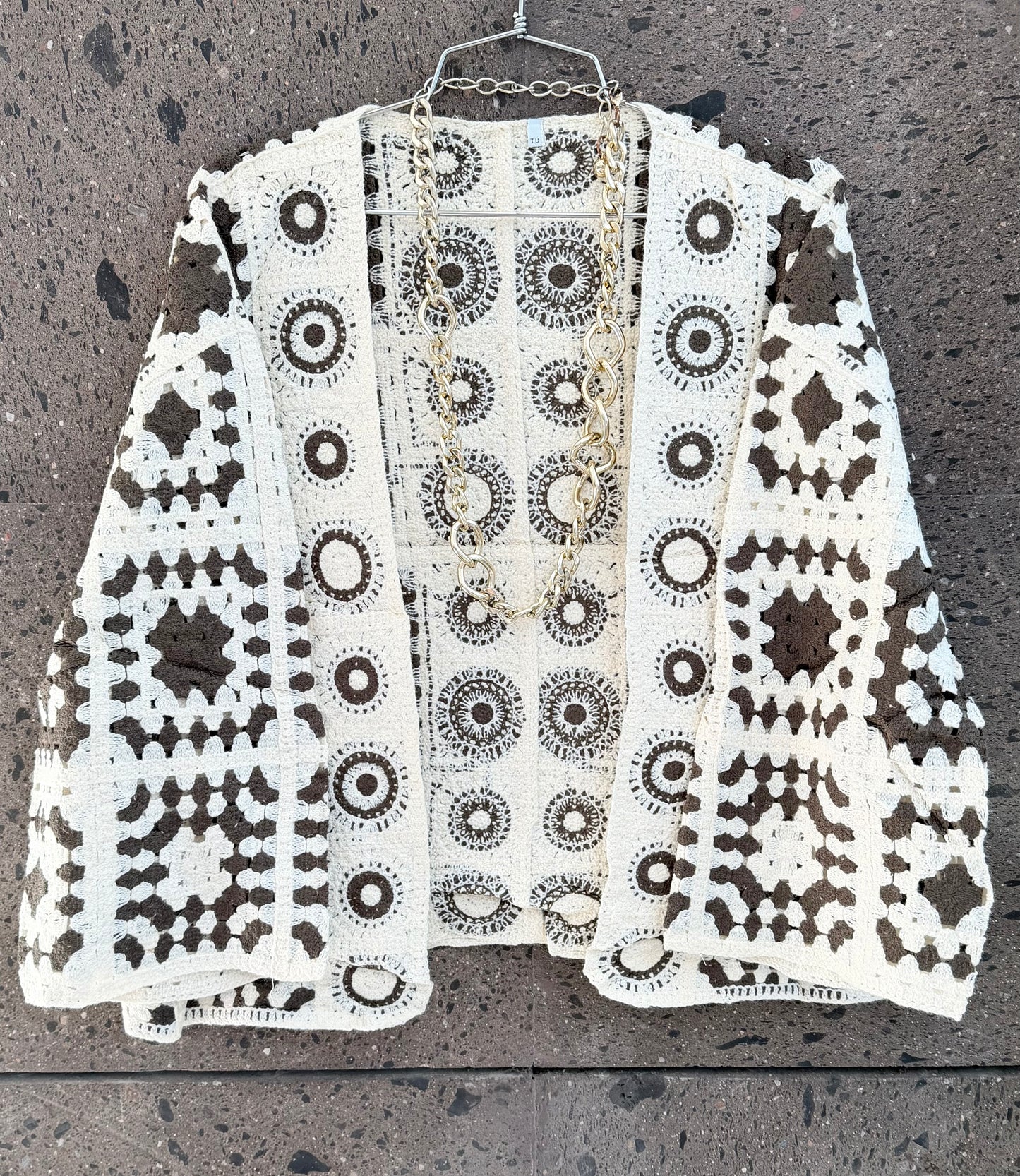 Kimono quilt chocolate