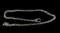 T Cinturón cadena dorado