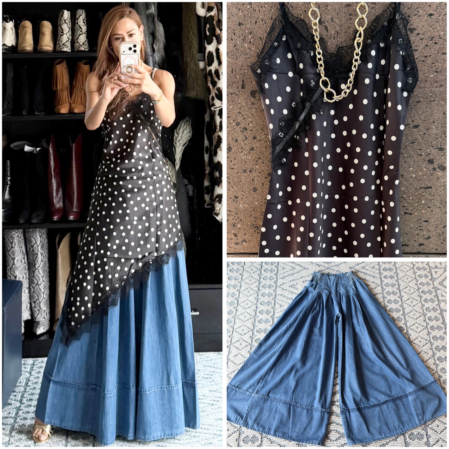 A vestido polka lencero