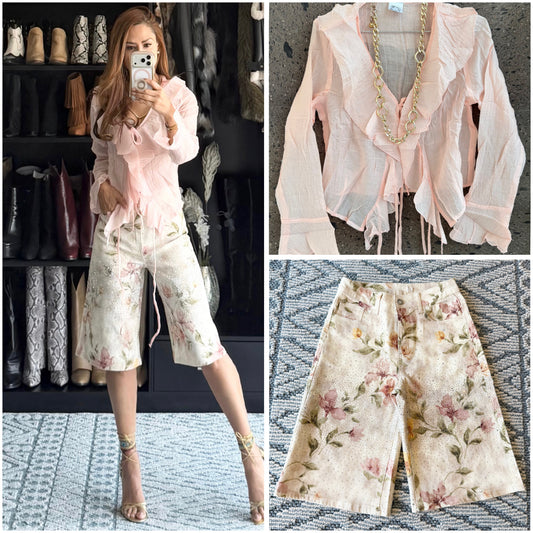 Blusa boho amarre baby Pink