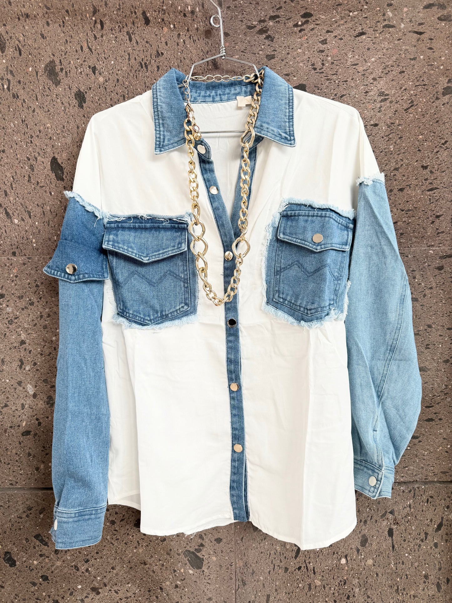 Camisa con Denim