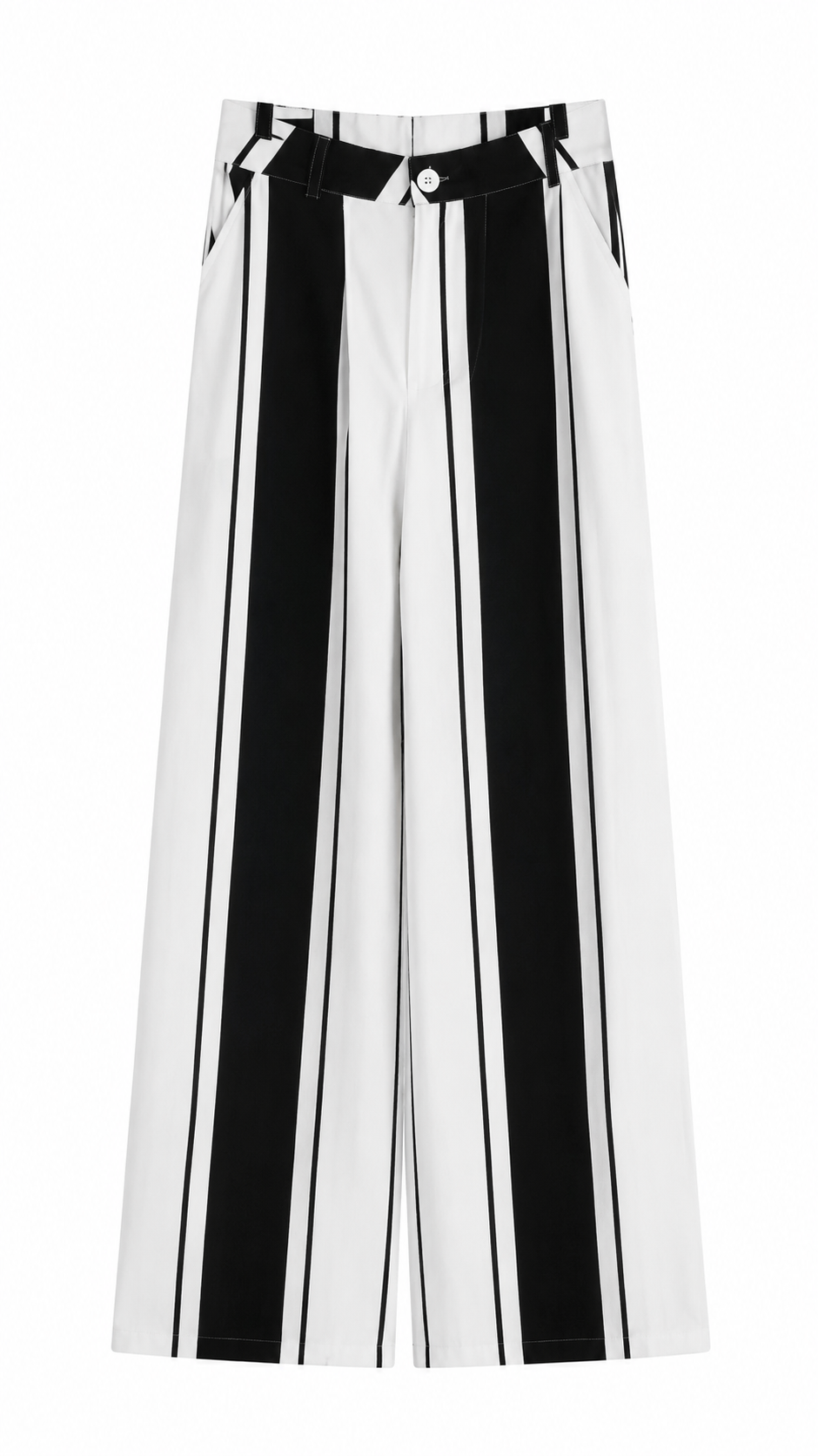 J pantalón rayas negro