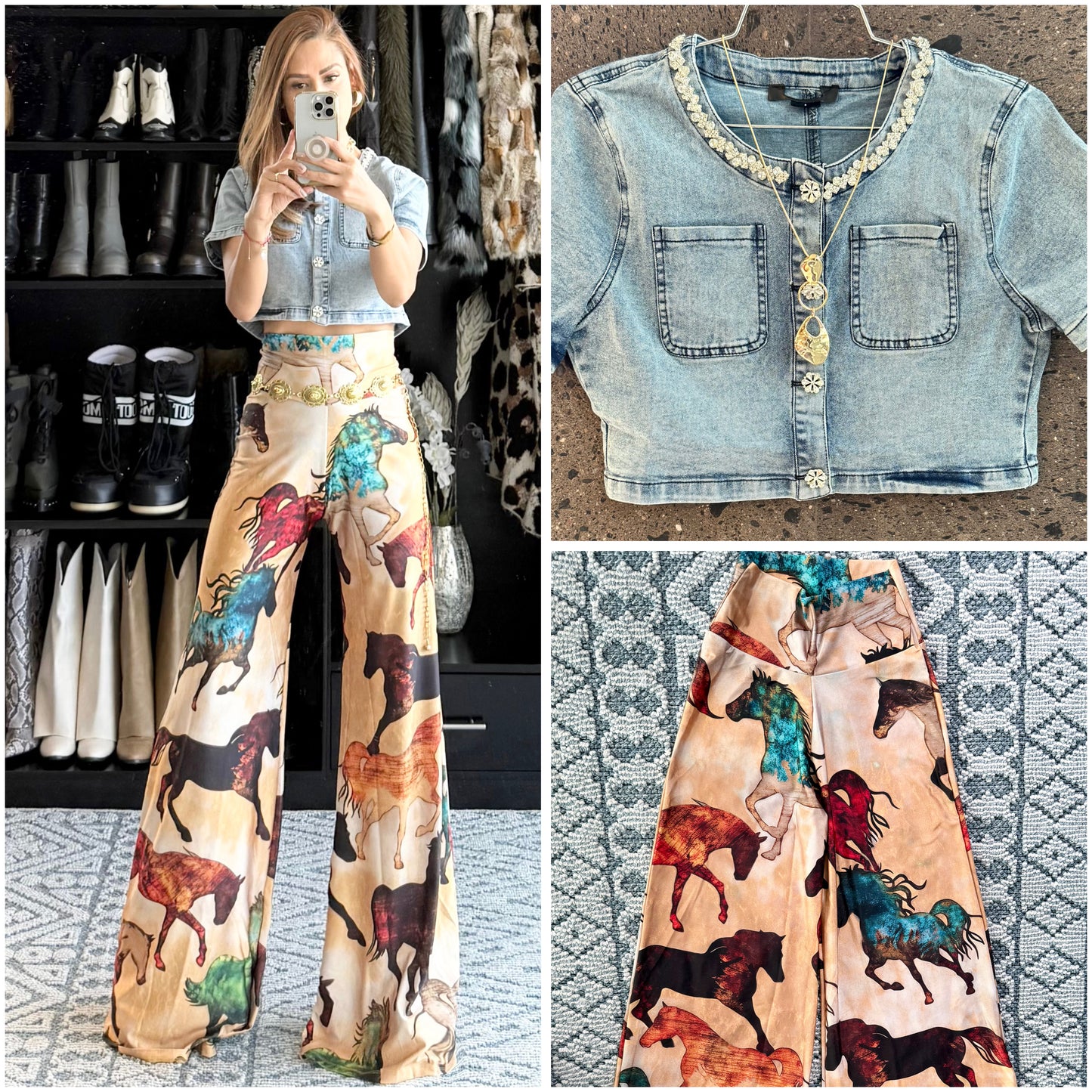 Blusa piedra Denim