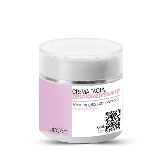 Crema facial despigmentante